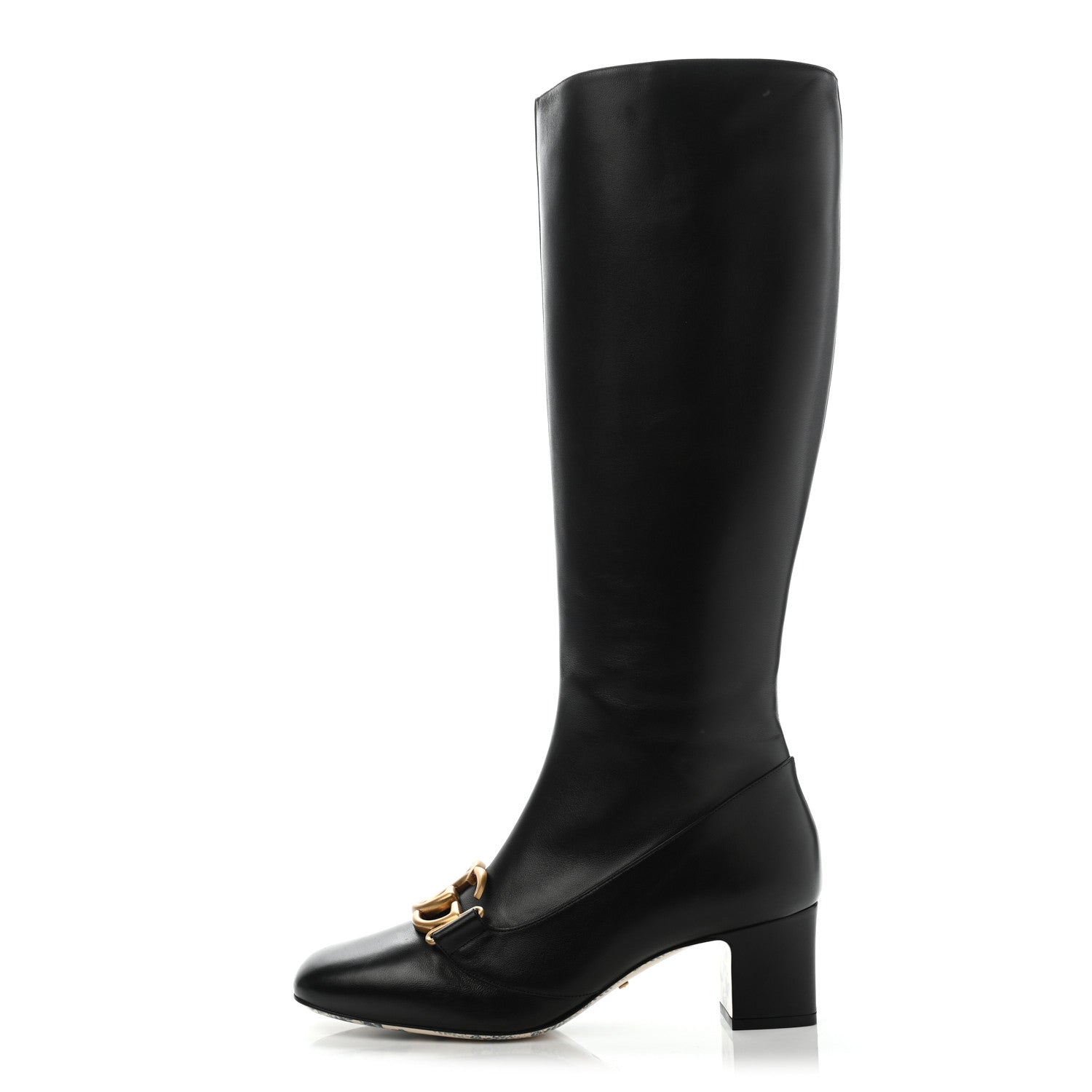Gucci Malaga Kid GG Victoire 55mm Boots 39 Black 1 of 9