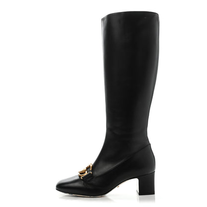 Gucci Malaga Kid GG Victoire 55mm Boots 39 Black 1 of 9