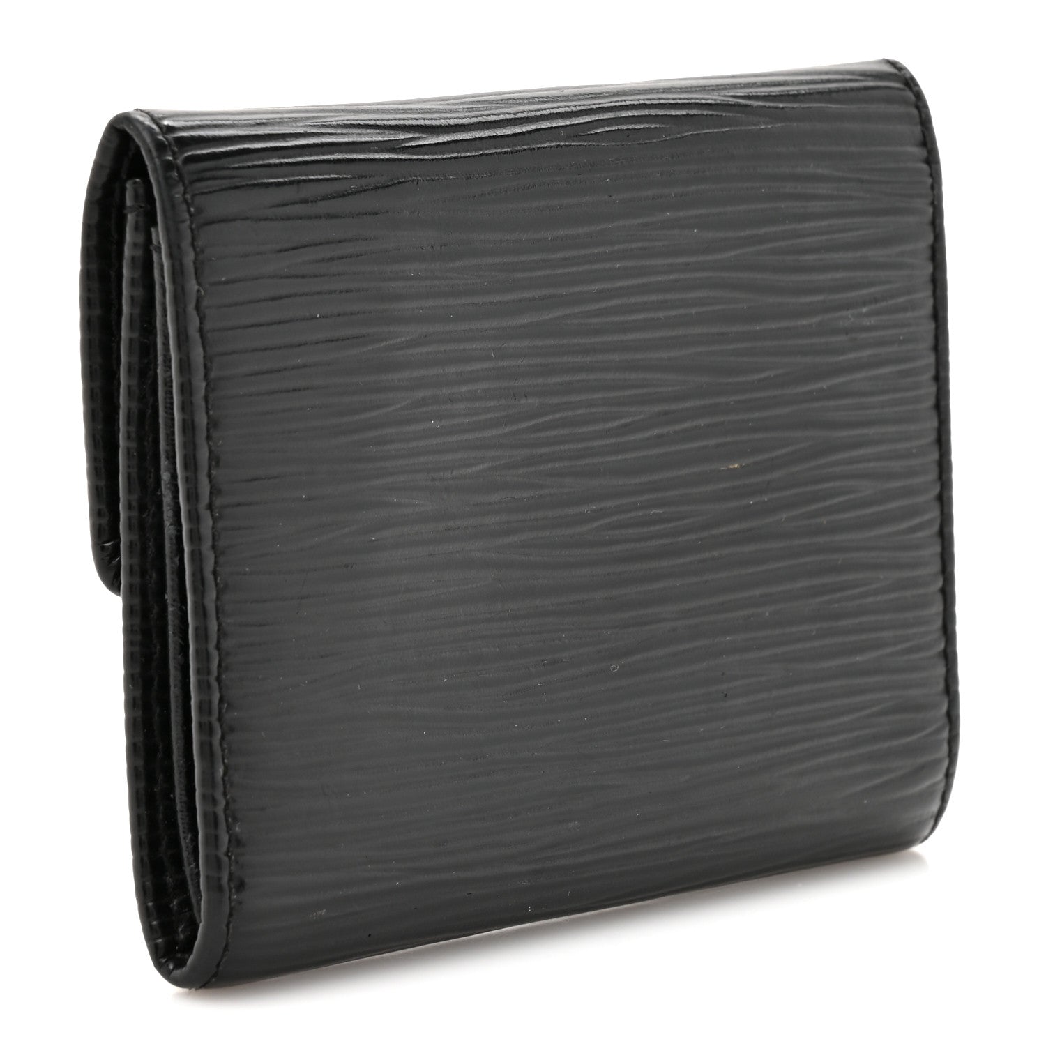 Louis Vuitton Epi Coin Purse Wallet Black 3 of 8