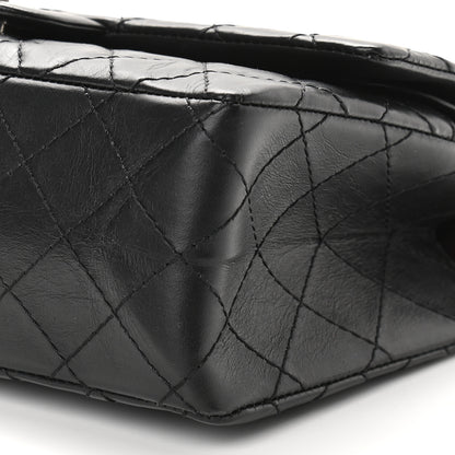 Chanel Aged Calfskin Quilted 2.55 Reissue 225 Flap Black 9 of 9