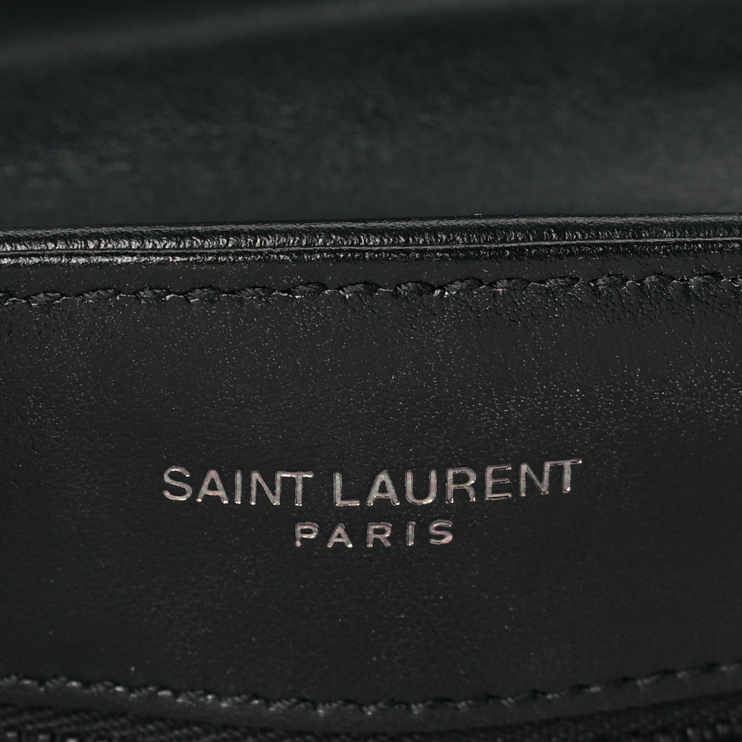 Saint Laurent Calfskin Y Quilted Monogram Toy Loulou Crossbody Bag Black 6 of 8