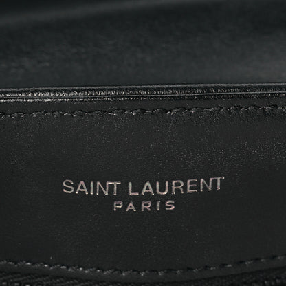 Saint Laurent Calfskin Y Quilted Monogram Toy Loulou Crossbody Bag Black 6 of 8