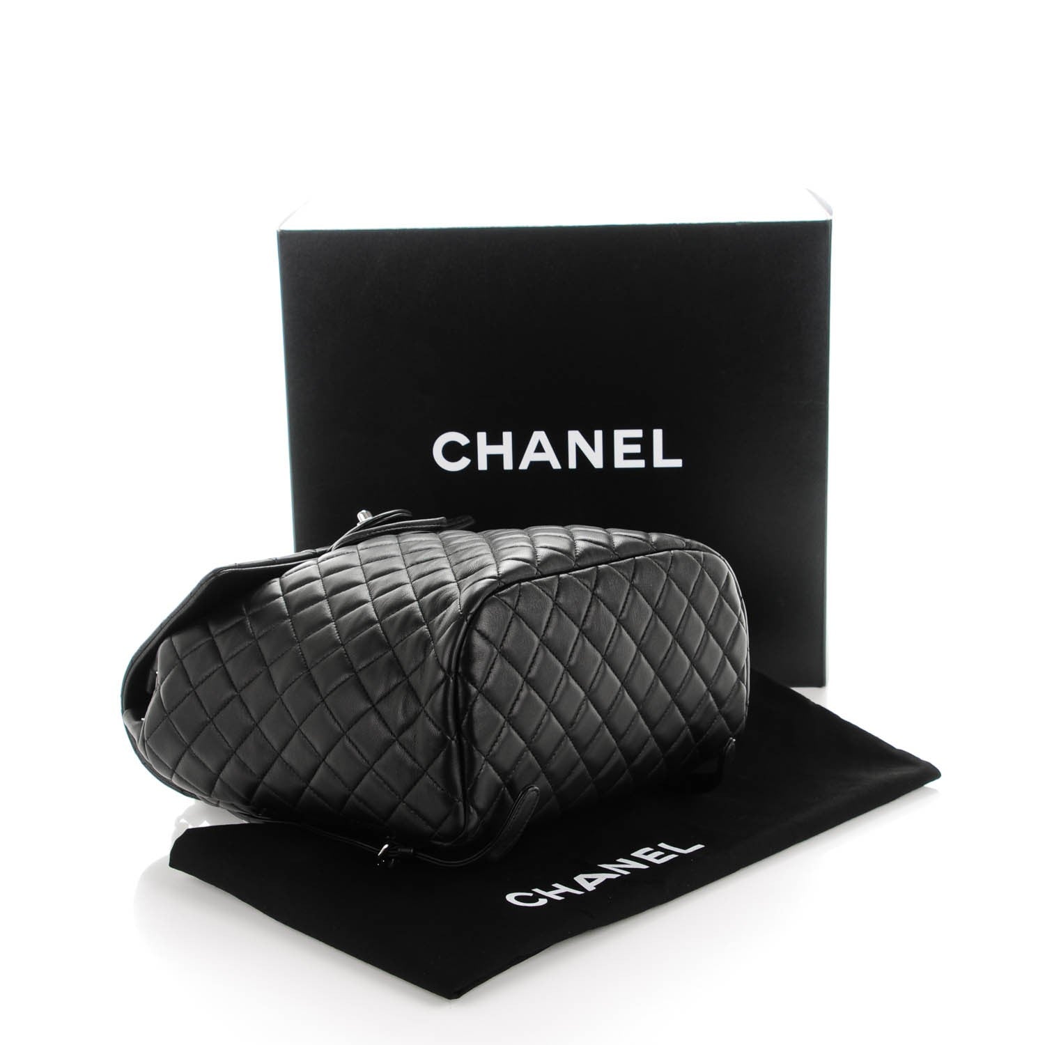Chanel Lambskin Quilted Large Urban Spirit Backpack Black 4 of 8