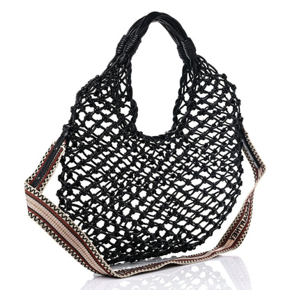 Stella McCartney Alter Nappa Knotted Structure Tote Black 3 of 8