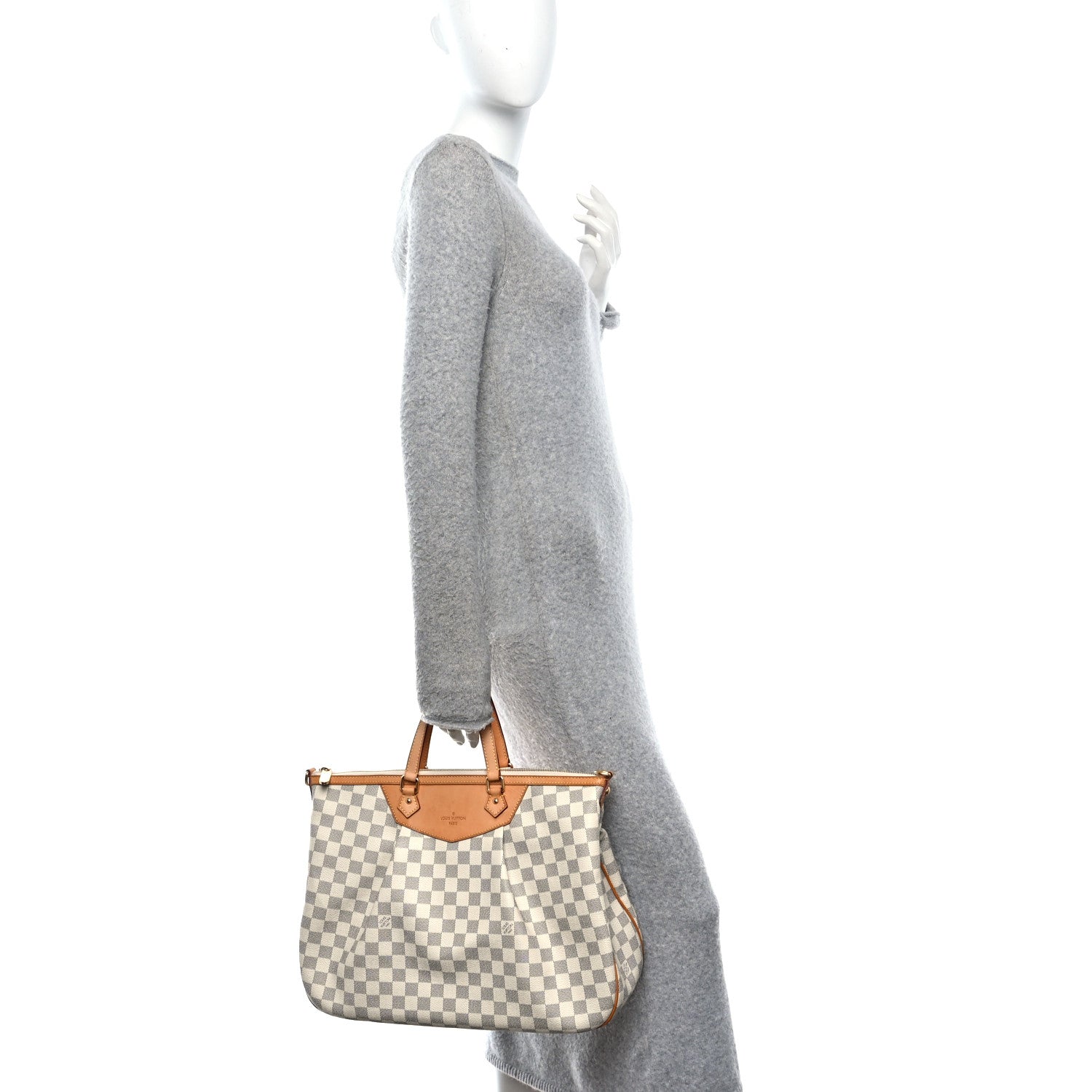 Louis Vuitton Damier Azur Siracusa GM 2 of 10