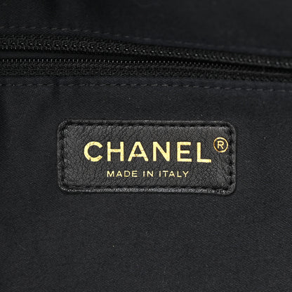 Chanel Lambskin Large Girl Bag Black Beige 6 of 10