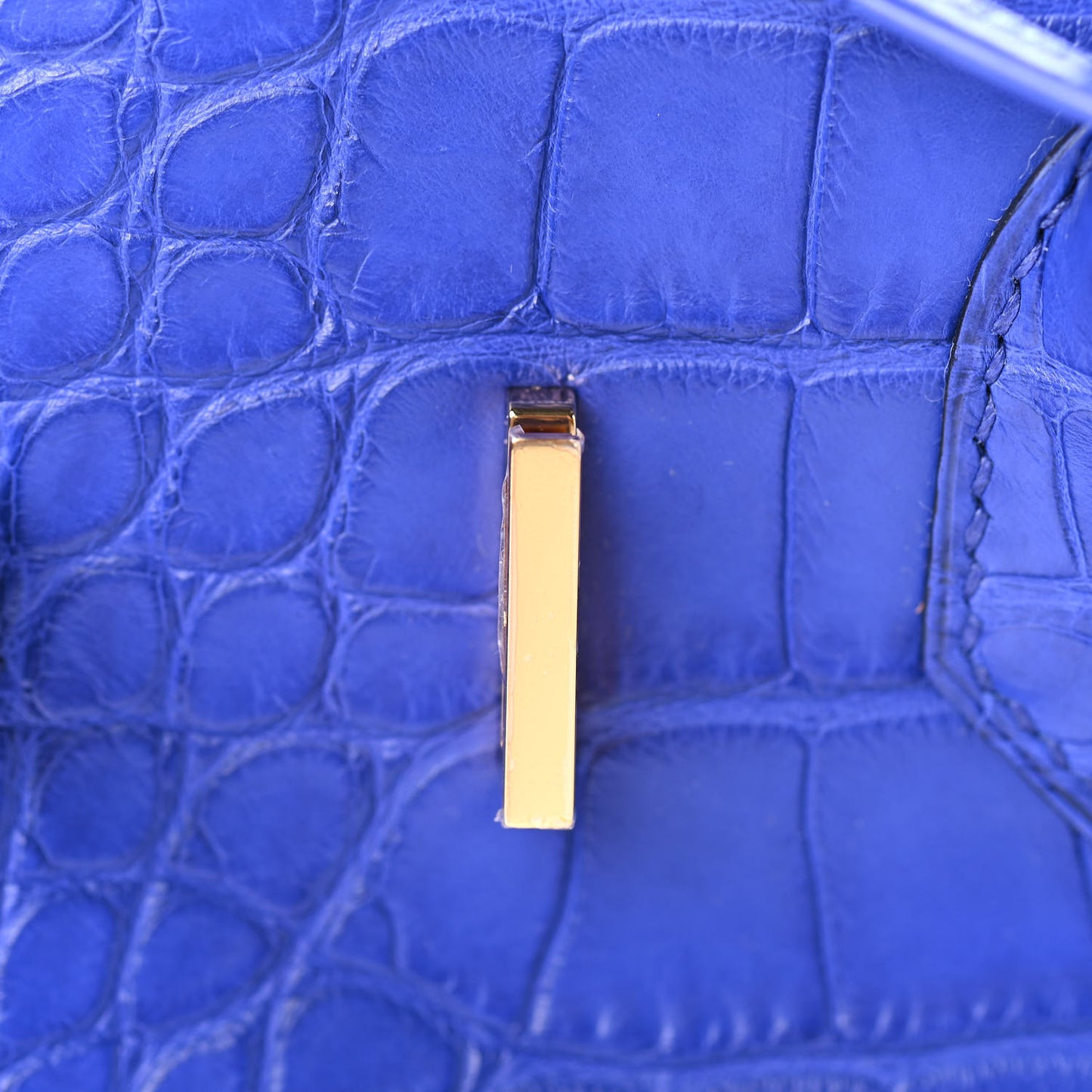 Matte Alligator Birkin 30 Bleu Electrique