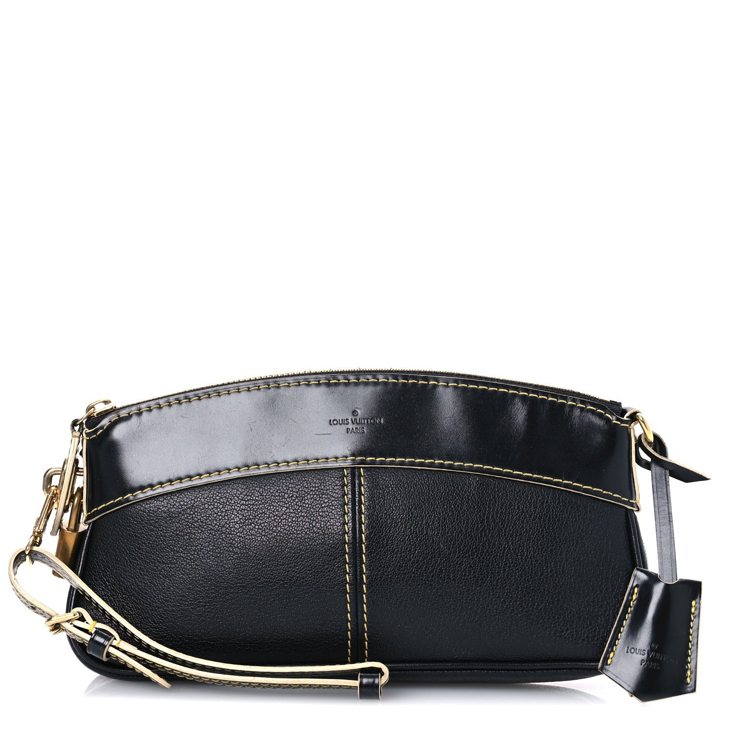 Louis Vuitton Suhali Lockit Clutch Black 1 of 14