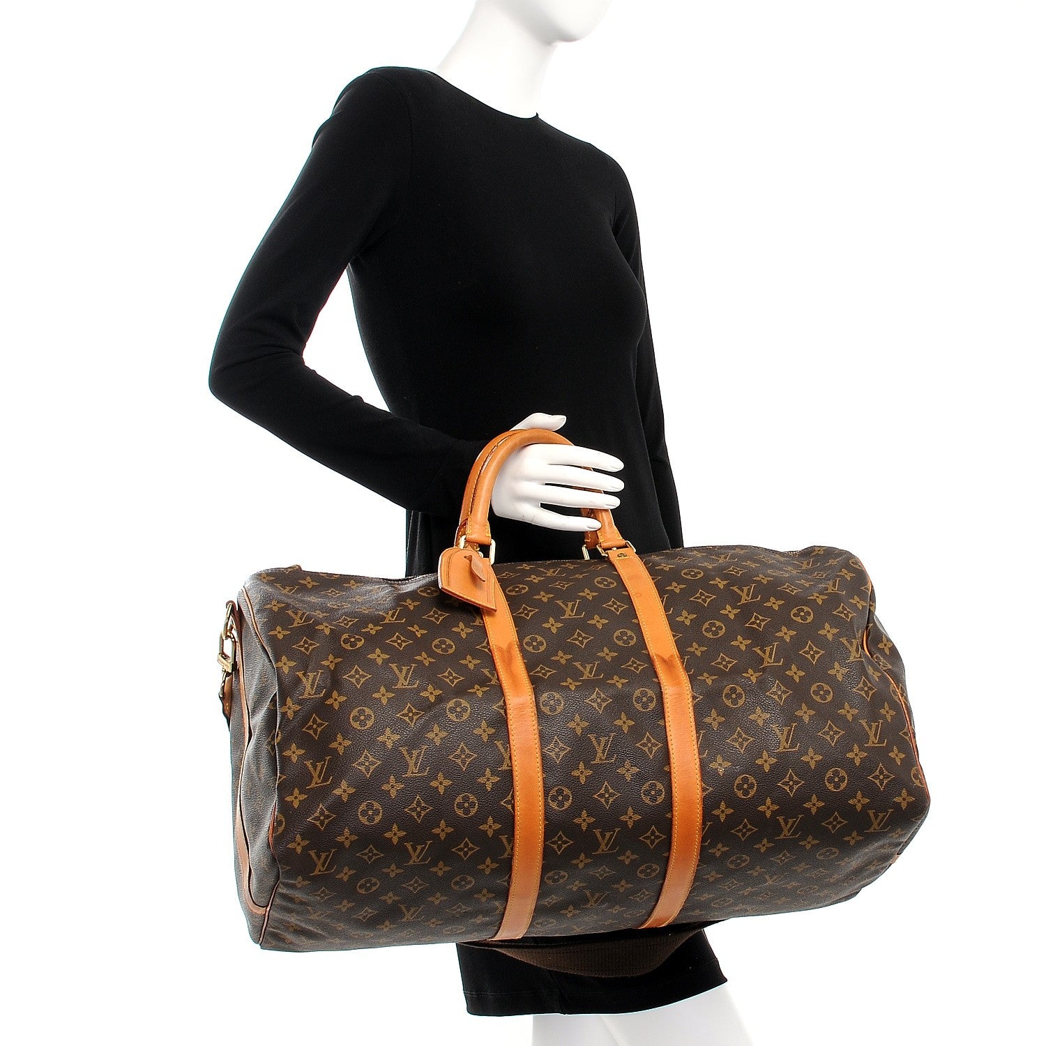 Louis Vuitton Monogram Keepall Bandouliere 55 3 of 23
