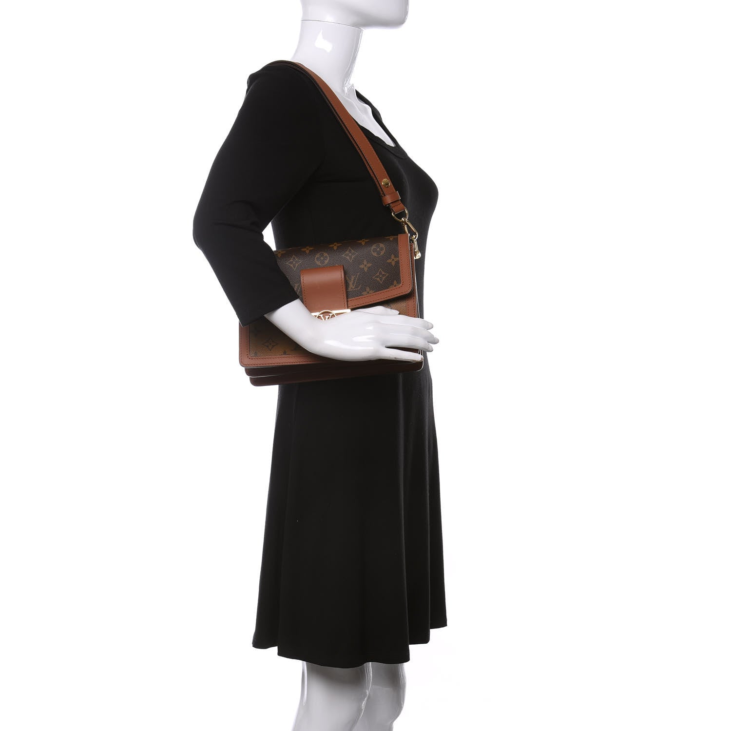 Louis Vuitton Reverse Monogram Dauphine MM 2 of 9