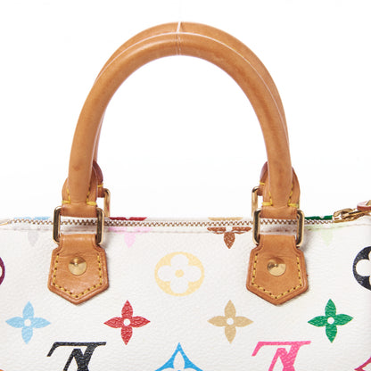 Louis Vuitton Monogram Multicolor Mini Sac HL Speedy White 6 of 7