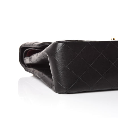 Chanel Lambskin Quilted Jumbo Double Flap Black 5 of 10