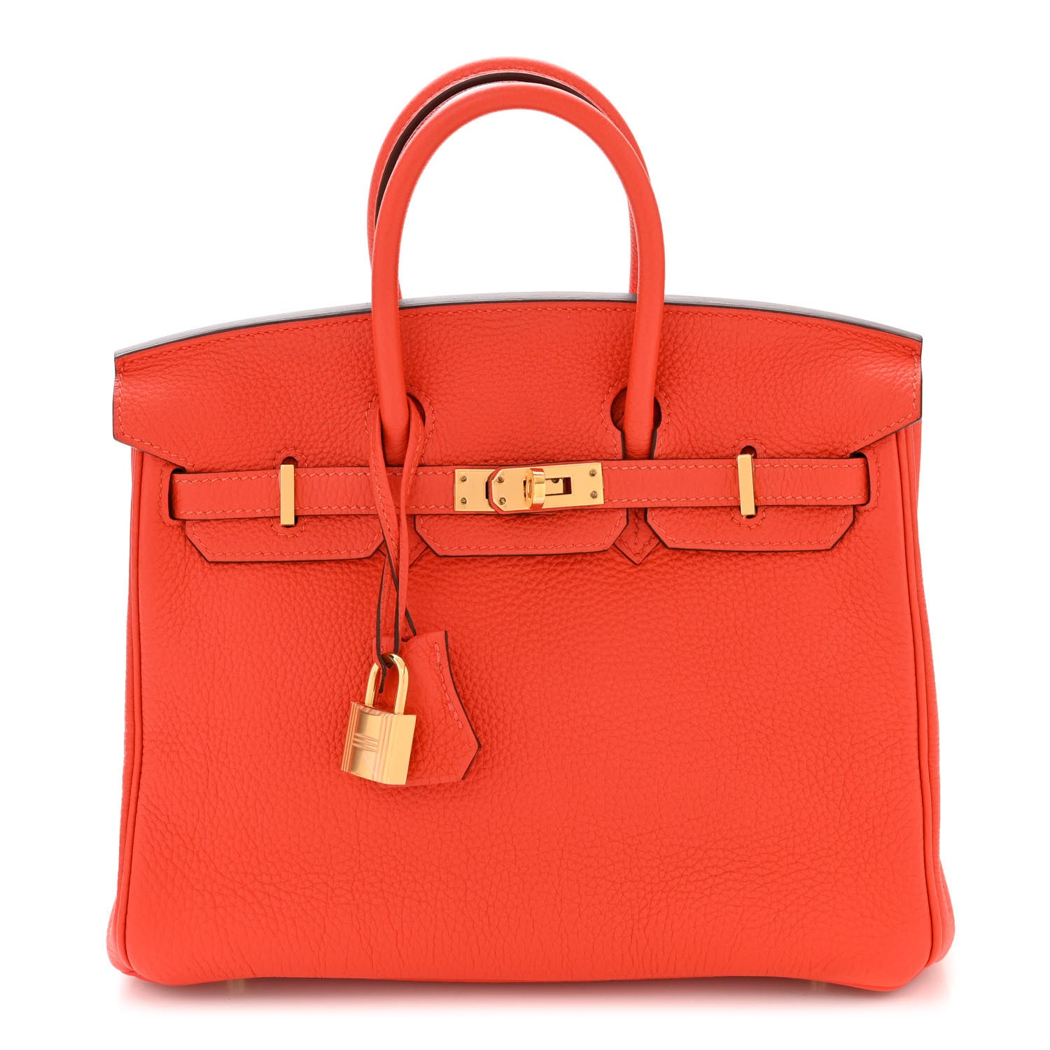 Hermes Togo Birkin 25 Capucine 1 of 10