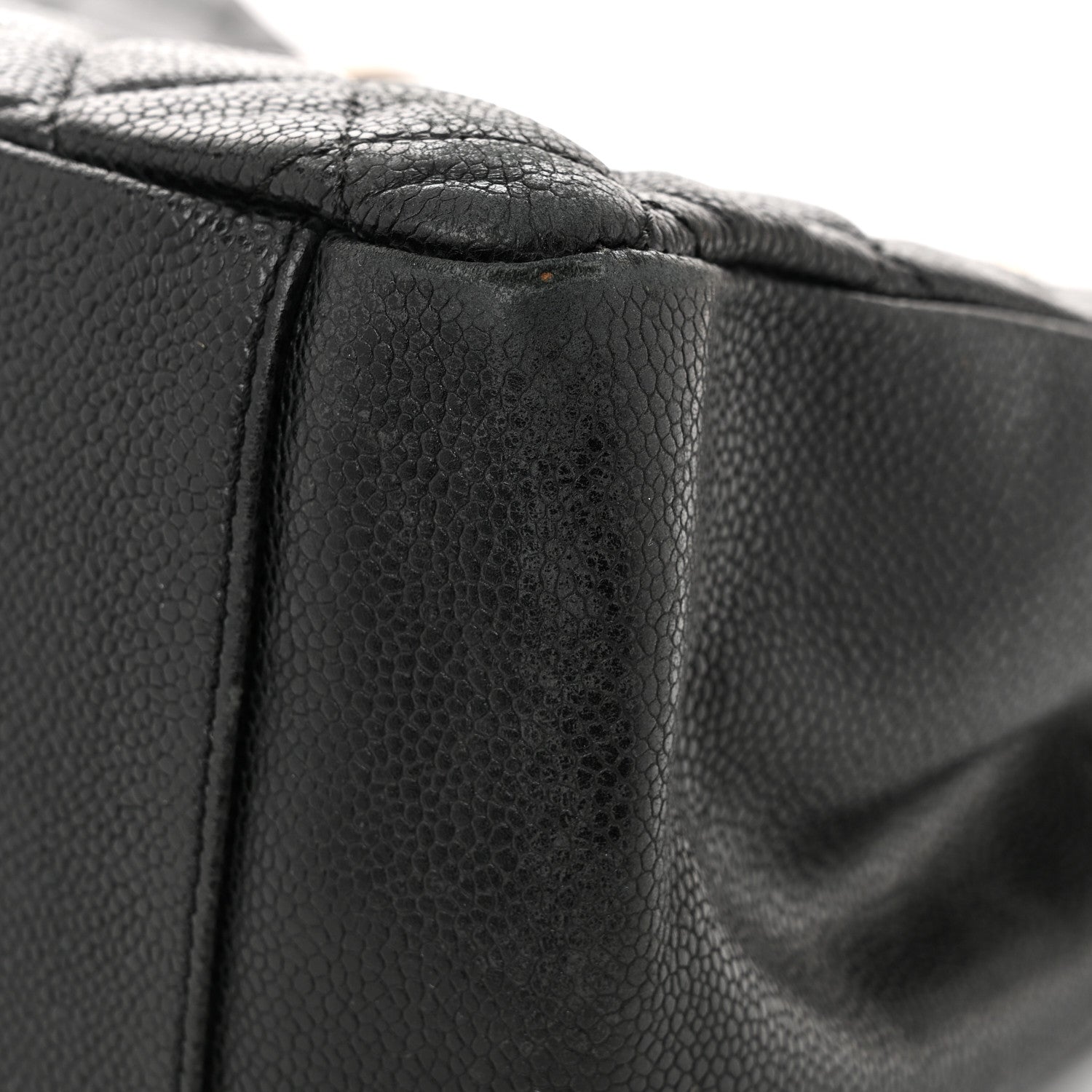 Chanel Caviar Quilted Grand Shopping Tote GST Black 12 of 14