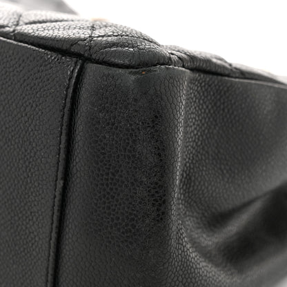 Chanel Caviar Quilted Grand Shopping Tote GST Black 12 of 14