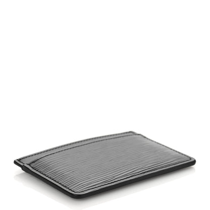 Louis Vuitton Epi Card Holder Black 4 of 8