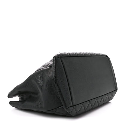Chanel Caviar Quilted Grand Shopping Tote GST Black 4 of 12