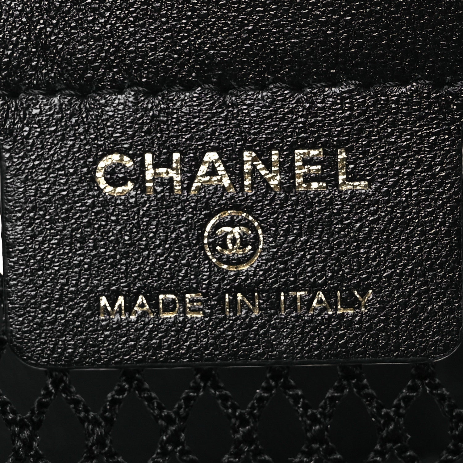 Chanel Mesh Shiny Lambskin Chain Hobo Black 7 of 16