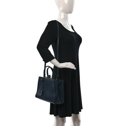 Fendi Vitello Elite Petite 2Jours Tote Lavagna 2 of 12