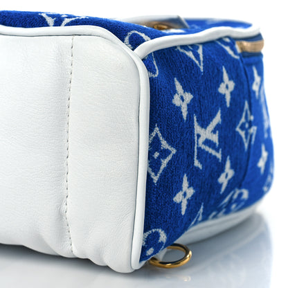 Louis Vuitton Jacquard Velvet Monogram Palm Springs Backpack Mini Blue 8 of 8