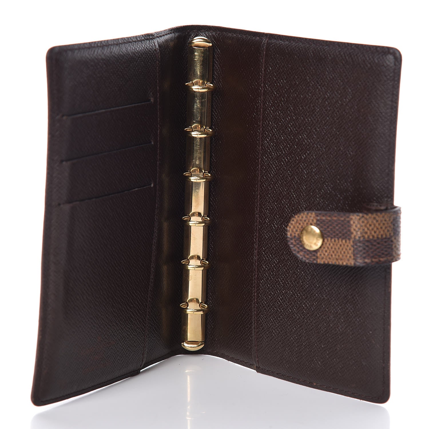 Louis Vuitton Damier Ebene Small Ring Agenda Cover 5 of 8