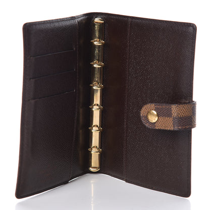 Louis Vuitton Damier Ebene Small Ring Agenda Cover 5 of 8