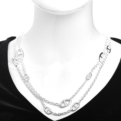Hermes Sterling Silver Farandole Necklace 120 2 of 4