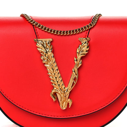 Versace Smooth Calfskin Virtus Belt Bag Red 7 of 10