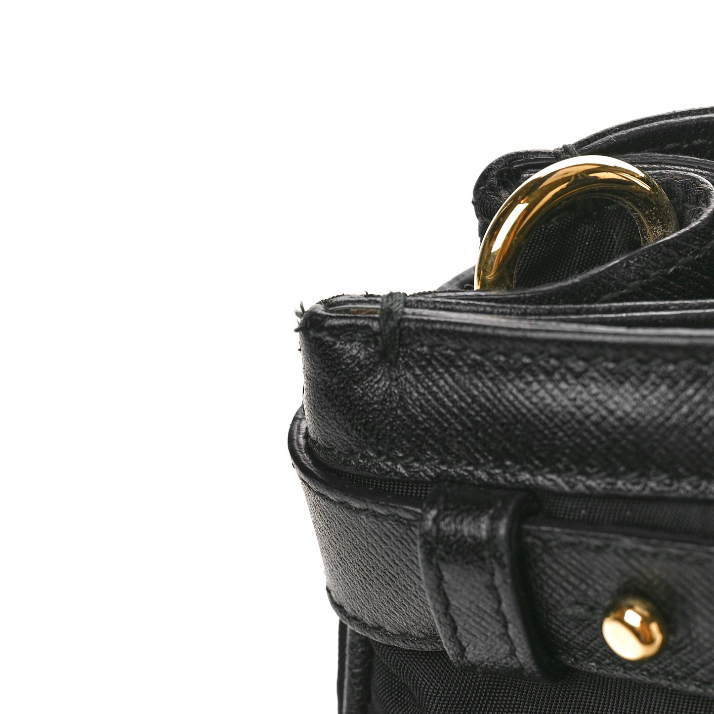 Nylon Batik Small Tote Black