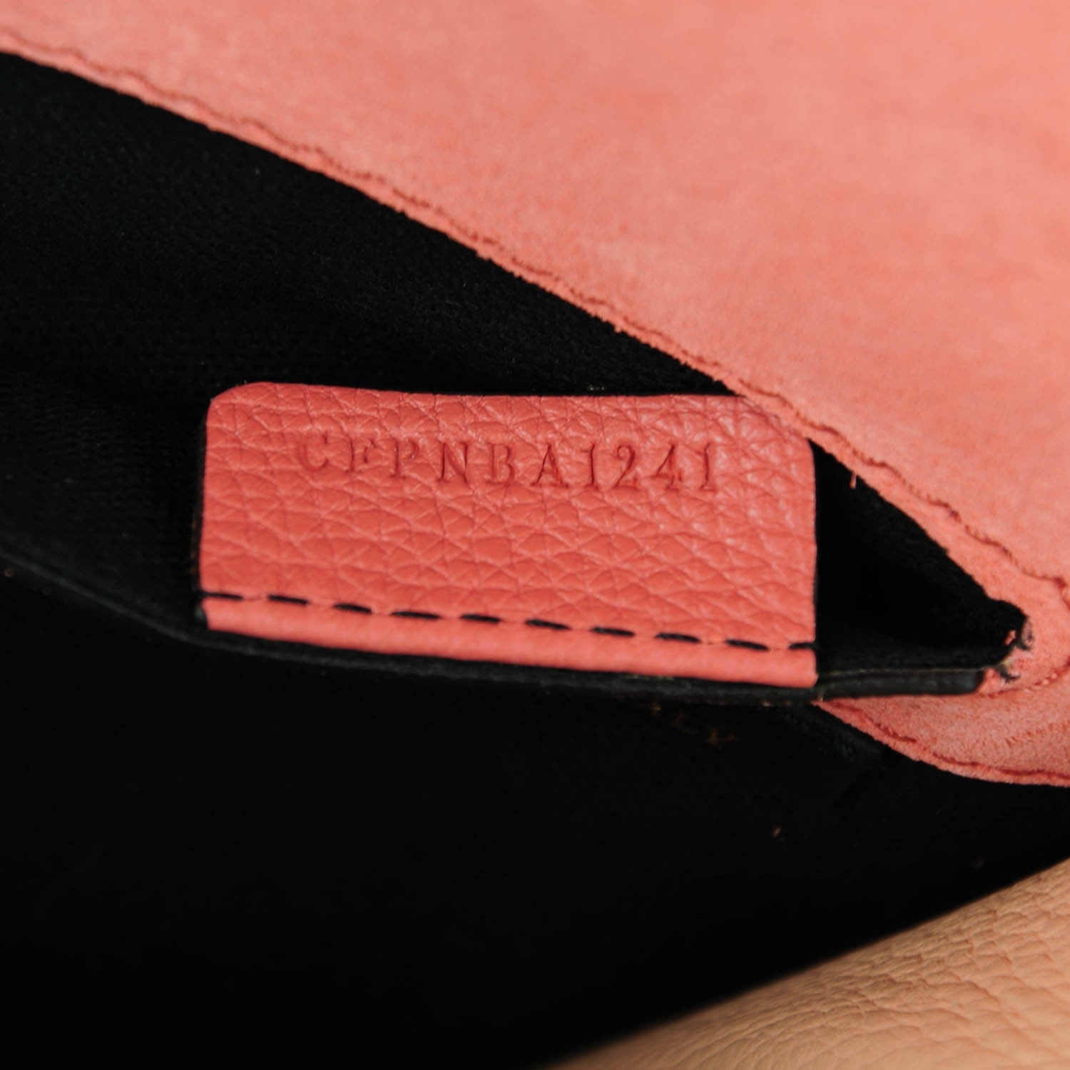 Burberry Derby Calfskin House Check Small Macken Crossbody Bag Copper Pink 8 of 8