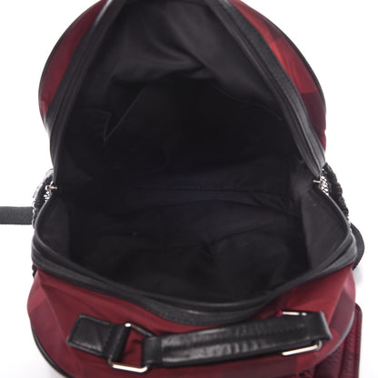 Burberry Nylon Supernova Check Backpack Red 5 of 16