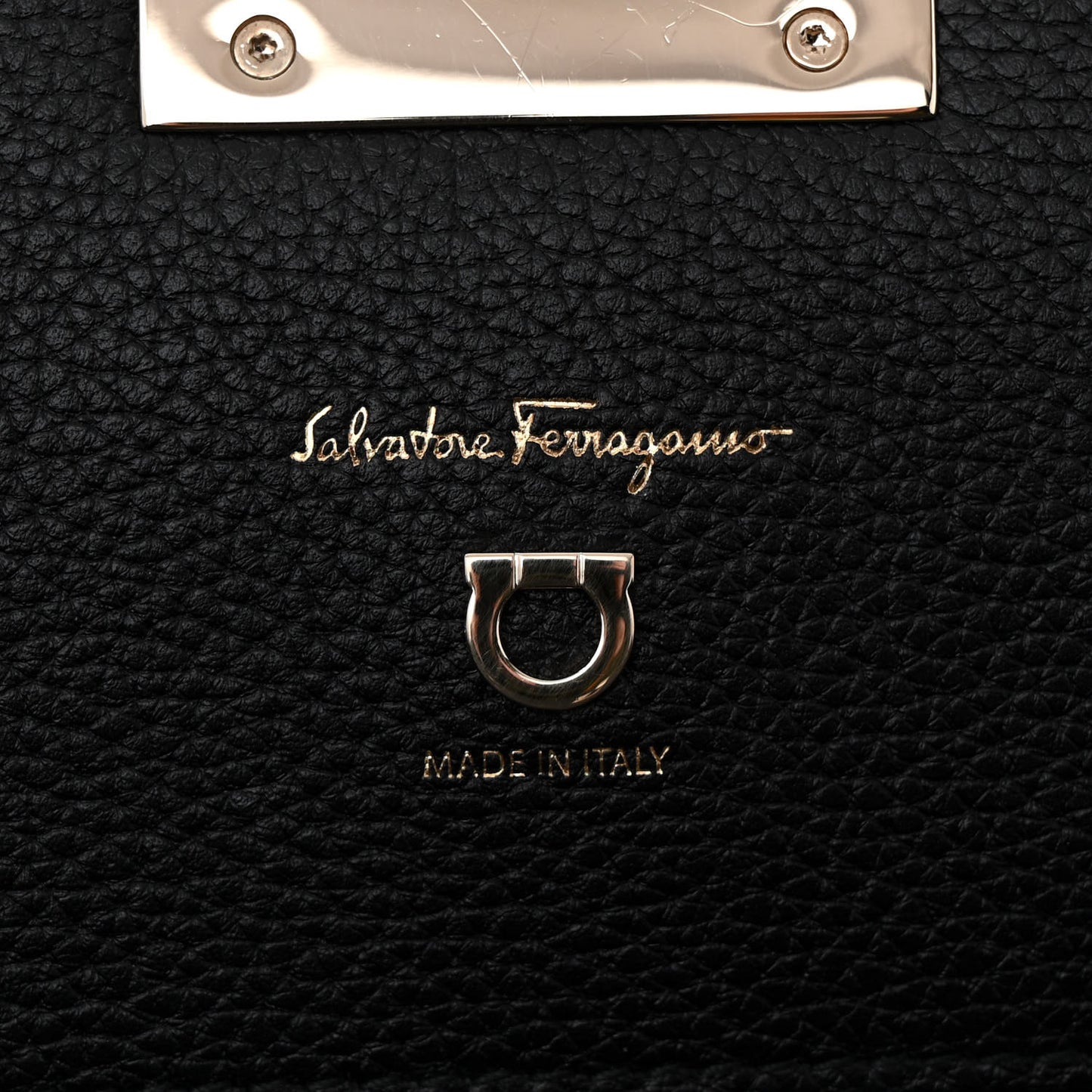 Calfskin Large Studio Bag Black