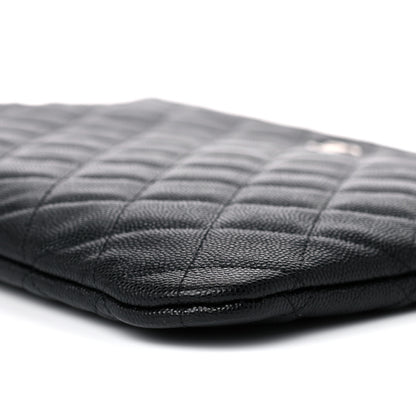 Chanel Caviar Quilted Medium Cosmetic Case Black 9 of 9
