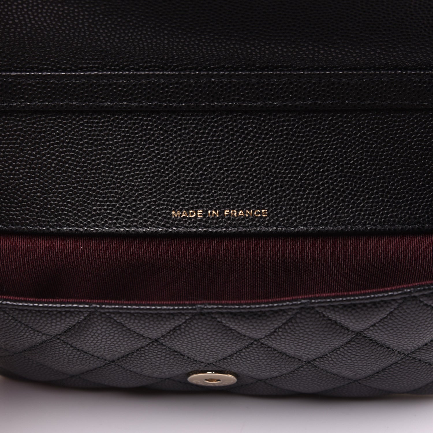 Chanel Caviar Quilted Glasses Case With Chain Black 10 of 14