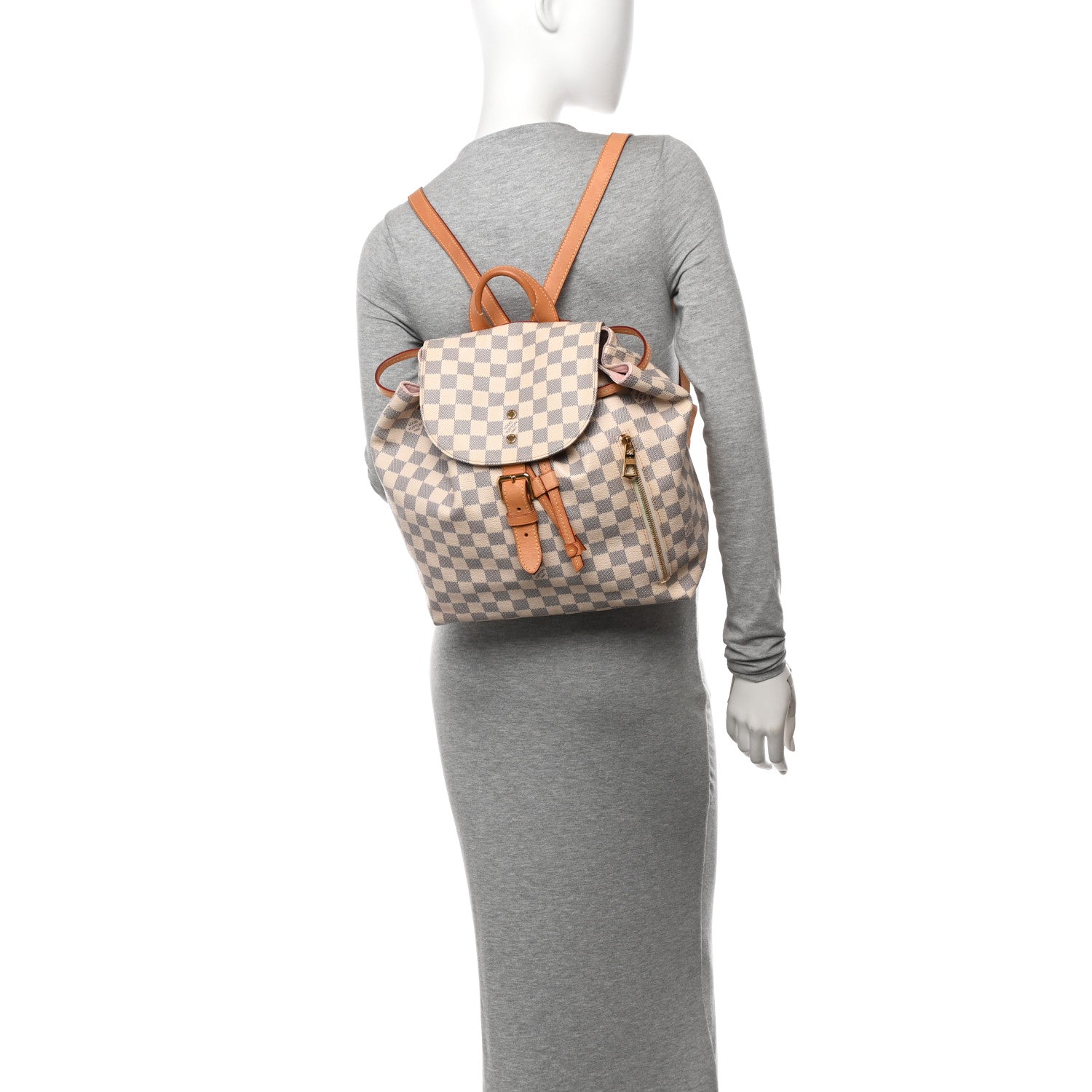 Louis Vuitton Damier Azur Sperone Backpack 2 of 16