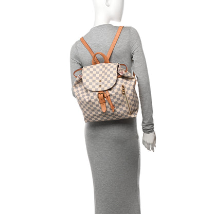 Louis Vuitton Damier Azur Sperone Backpack 2 of 16