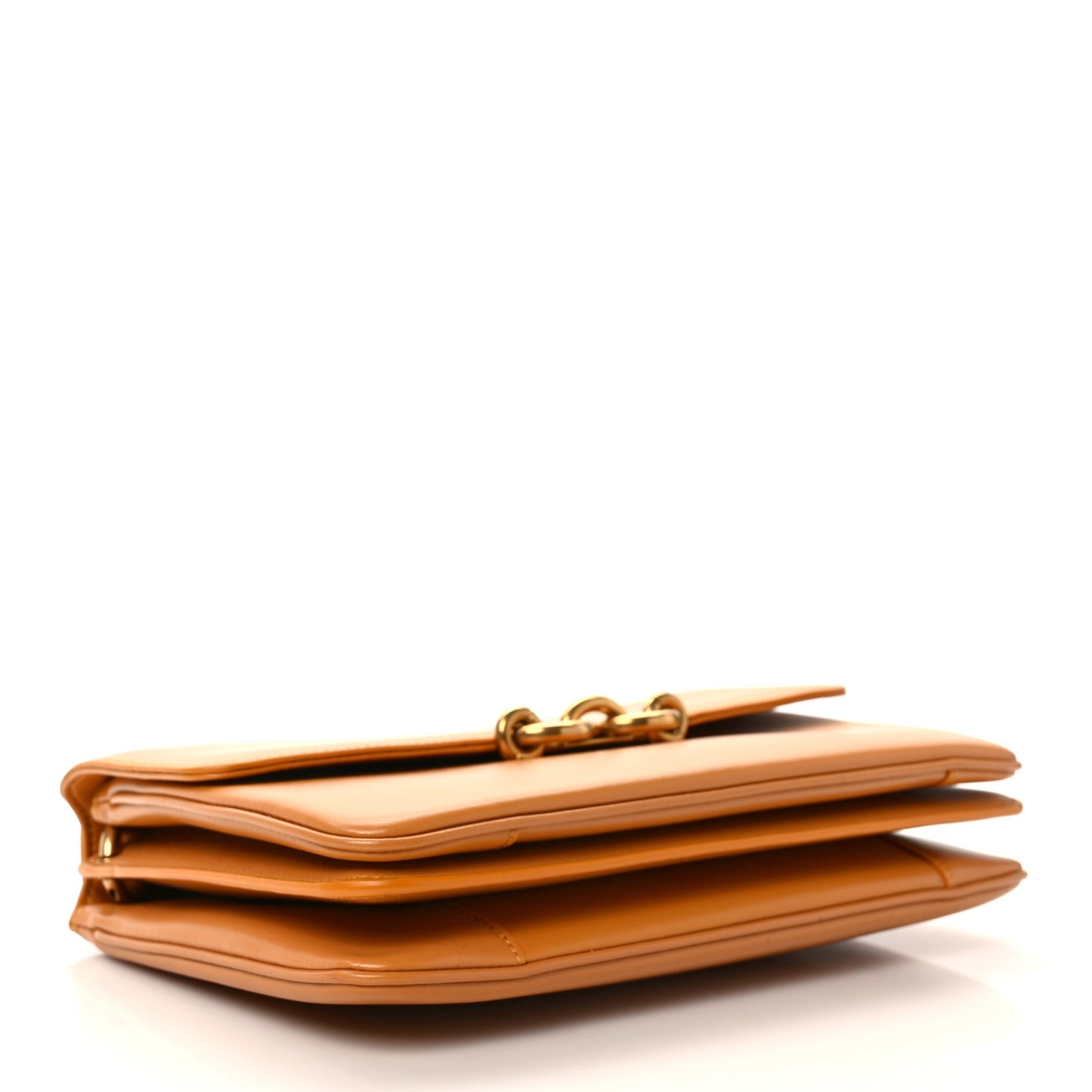 Smooth Calfskin Le Maillon Satchel Yellow