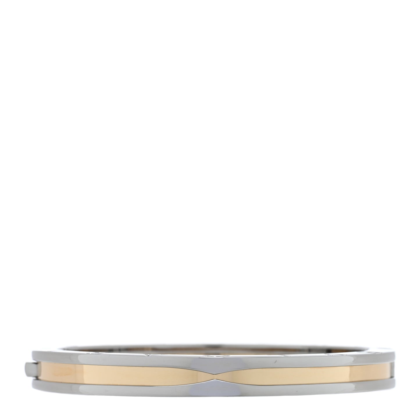 18K Yellow Gold Stainless Steel B.Zero1 Bangle Bracelet