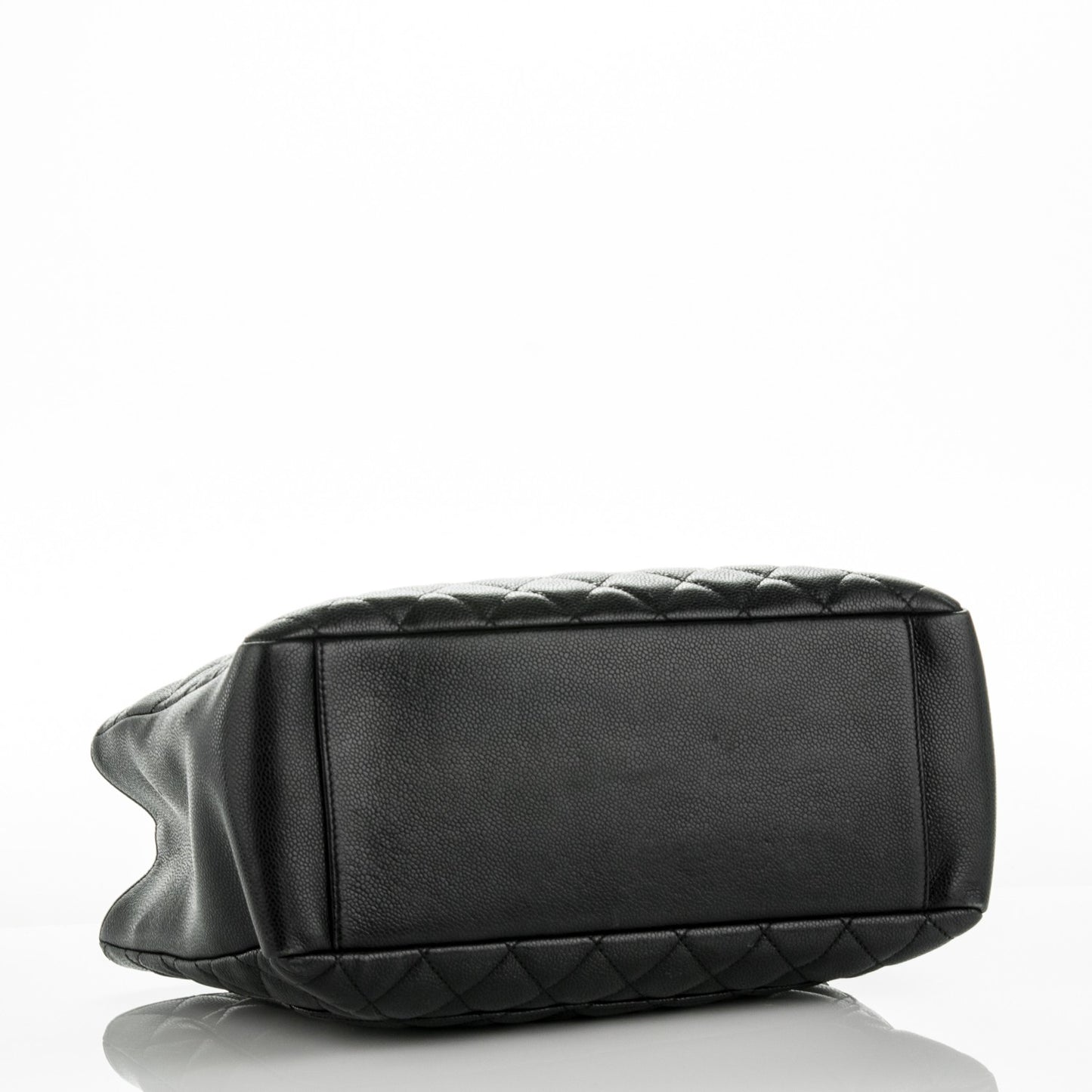 Caviar Quilted Grand Shopping Tote GST Black