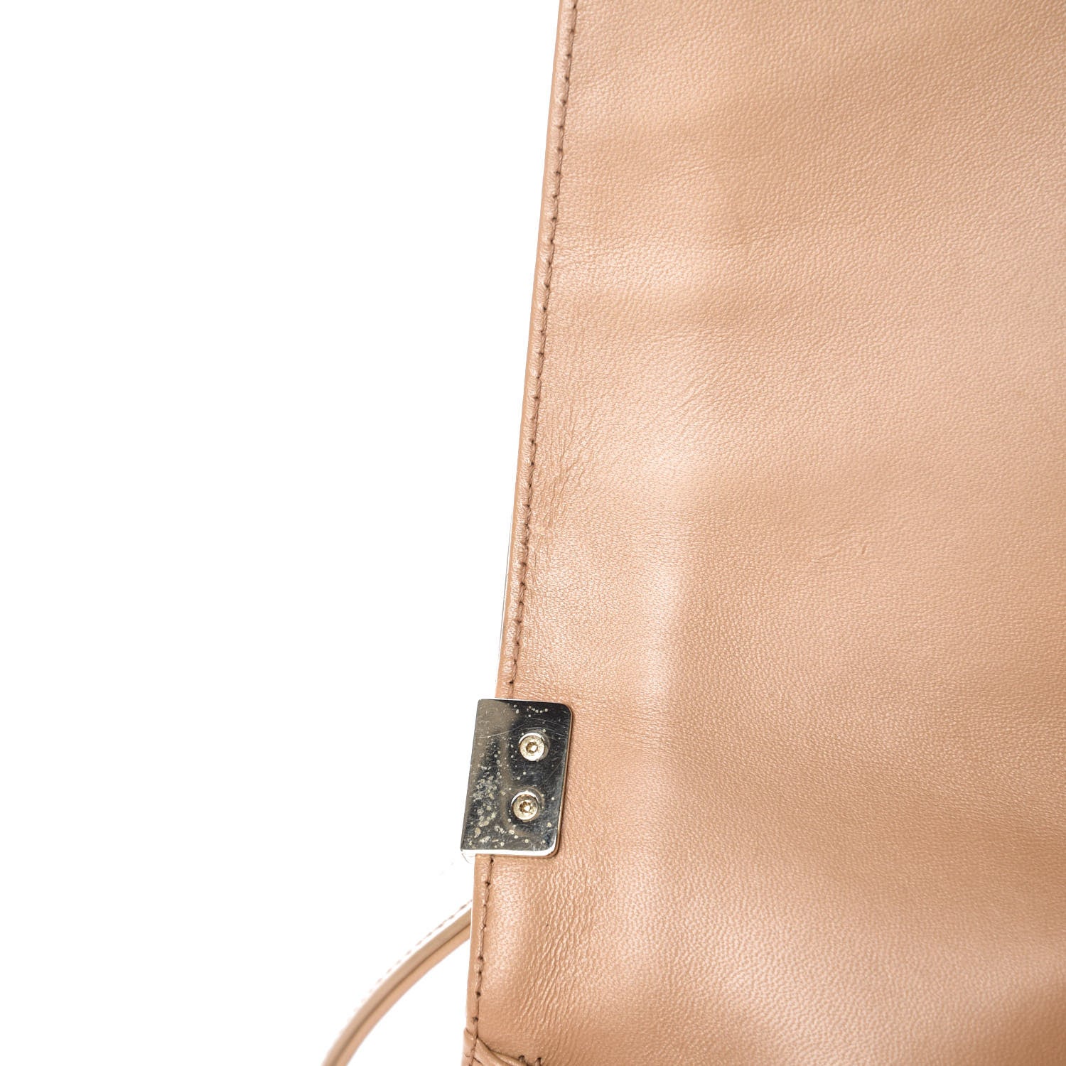 Chanel Patent Calfskin Quilted Medium Boy Flap Beige 8 of 13