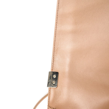 Chanel Patent Calfskin Quilted Medium Boy Flap Beige 8 of 13