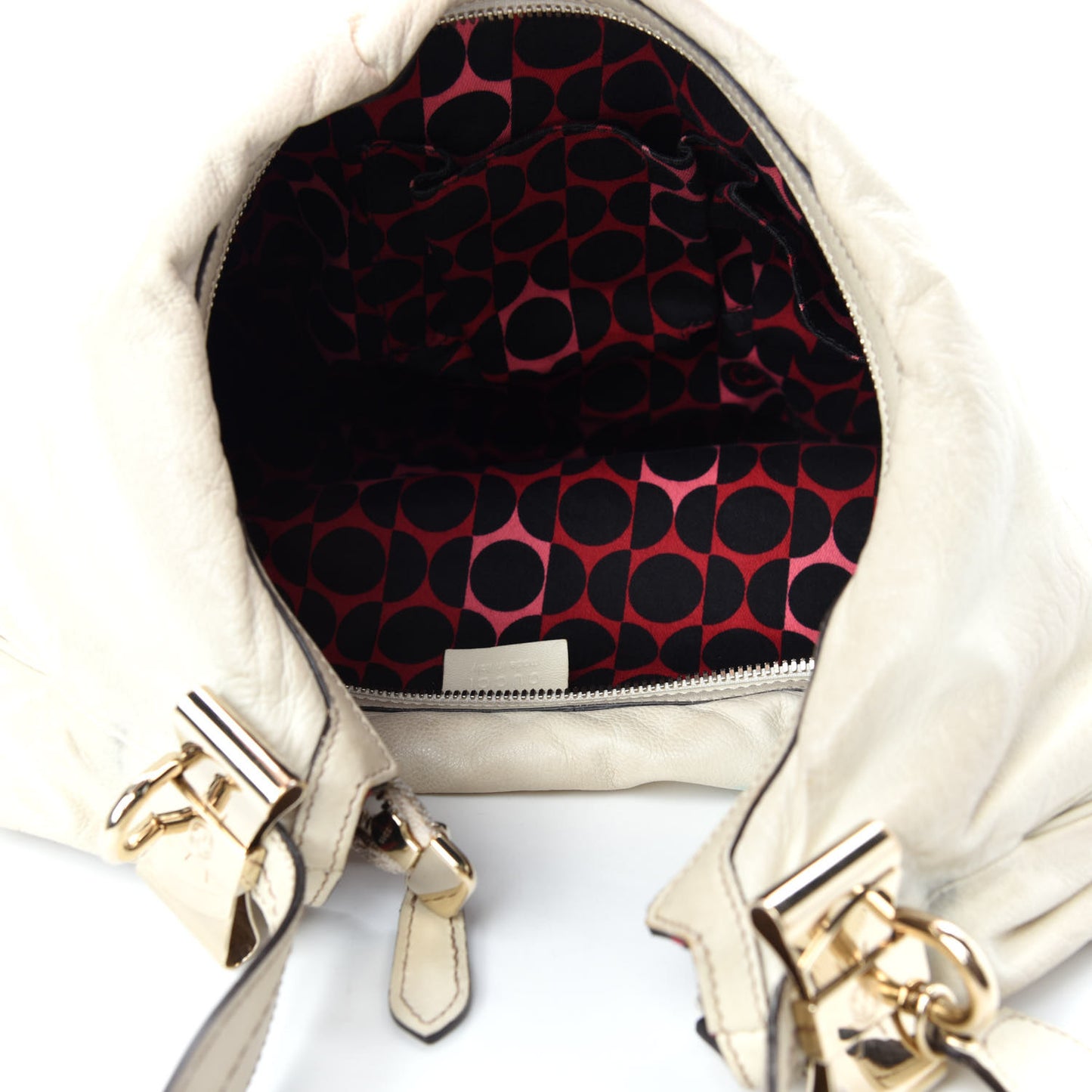 Calfskin Duchessa Hobo Off White
