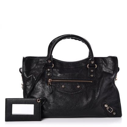 Balenciaga Agneau Giant 12 Rose Gold Hardware City Black 1 of 7