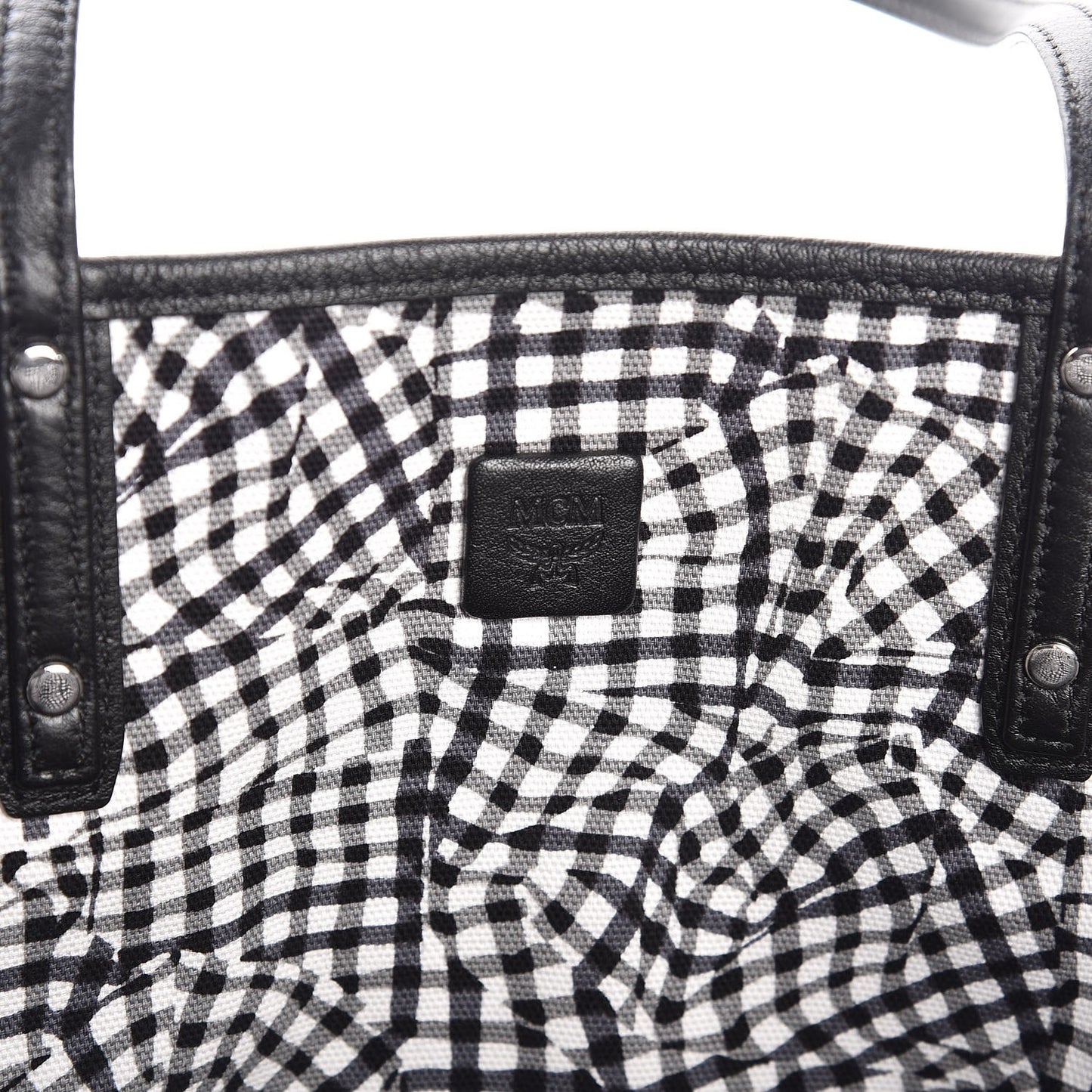 Visetos Medium Reversible Shopper Tote Black