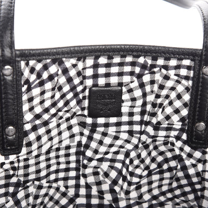 MCM Visetos Medium Reversible Shopper Tote Black 13 of 17