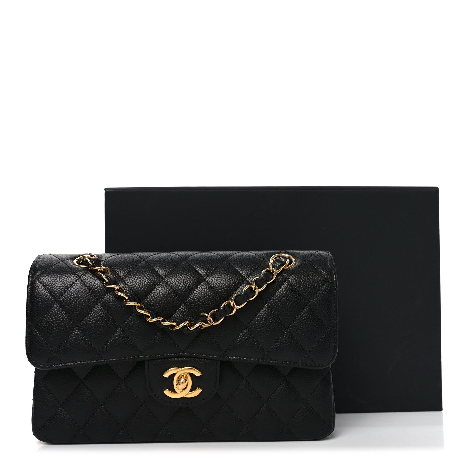 Chanel Caviar Quilted Small Double Flap Black 21 of 21