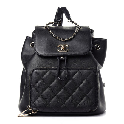 Chanel Caviar Quilted Business Affinity Backpack Black 1 of 11