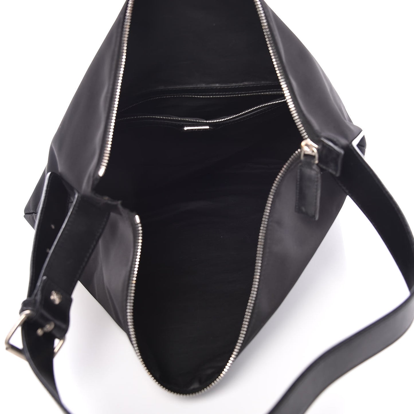 Nylon Shoulder Bag Black