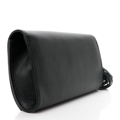 Gucci Pebbled Calfskin Medium Soho Clutch Black 3 of 11