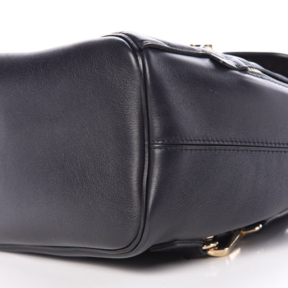 Chloe Calfskin Quilted Medium Faye Backpack Full Blue 11 of 12